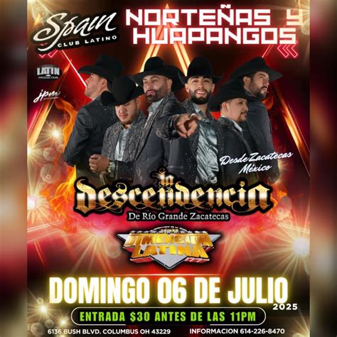 LA DESCENDENCIA RÍO GRANDE ZACATECAS in Columbus - Tickets 2025-07-06 ...