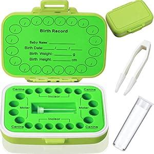 Baby Teeth Keepsake Box Teeth Saver Box Children Teeth Storage Holder ...