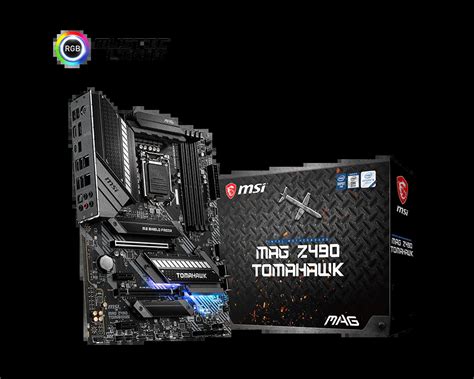 MSI MAG Z490 TOMAHAWK ATX Gaming Motherboard (10th Gen Intel Core, LGA ...