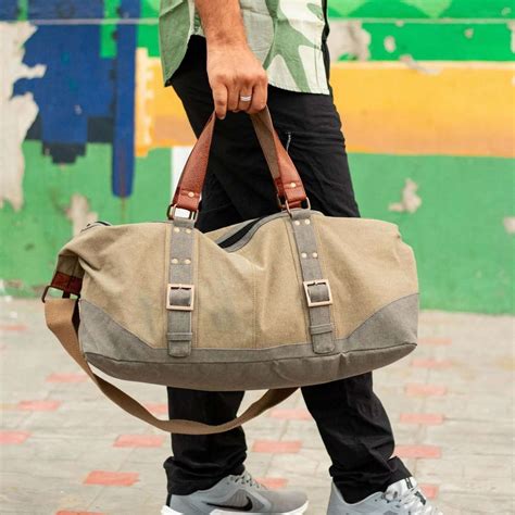 Canvas Duffle Bags for Men & Women
