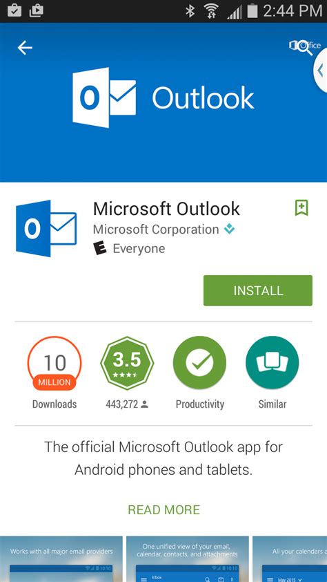 Image result for Outlook Email App for Android