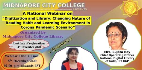 One Day National Webinar on Digitization and Library, 5th December 2020 ...