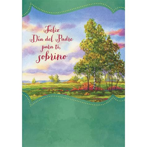 Trees in Green Field Under Cloudy Blue and Purple Sky Spanish Father's ...