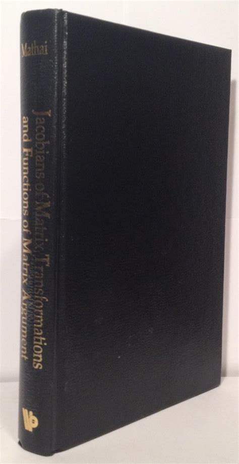 Buy Jacobians Of Matrix Transformation And Functions Of Matrix ...