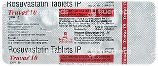 Truvas 10 Tablet 10: Uses, Side Effects, Price & Substitutes