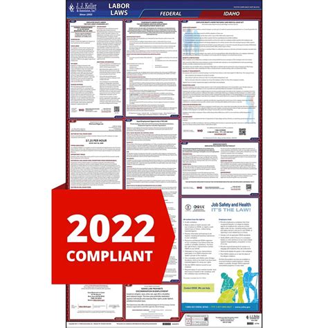 Buy 2022 Idaho Labor Law Poster, All-in-One OSHA Compliant ID State ...