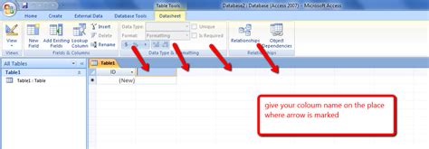 Image result for Creating a Database File in Access Microsoft