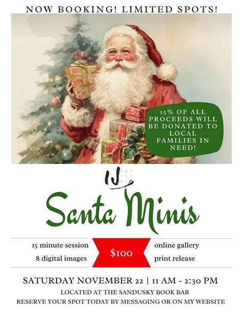 Santa Minis For A Cause!, Sandusky Book Bar, 22 November 2025 | AllEvents