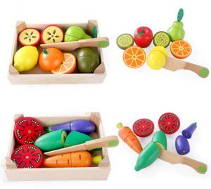 Webby Kitchen Toys Cutting Fruit Vegetable Play miniature Food Kids ...