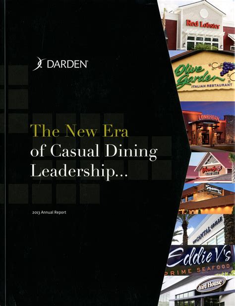 LACP 2013 Vision Awards Annual Report Competition | Darden Restaurants ...