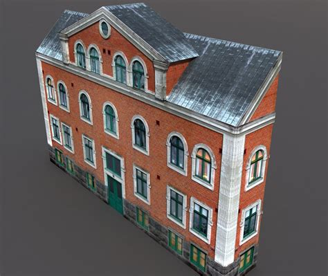 3DS Max Building Model 的图像结果
