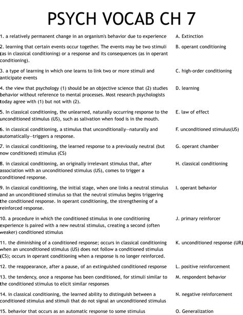 Operant Conditioning Exercises 的图像结果