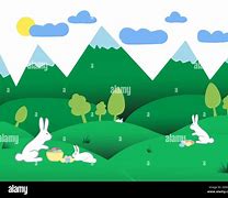 Image result for Spring White Fench Bunnies Theme Photo Background
