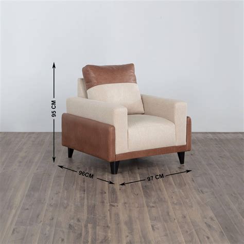 Buy Antonio Fabric 3+1+1 Seater Sofa Set - Beige from Home Centre at ...