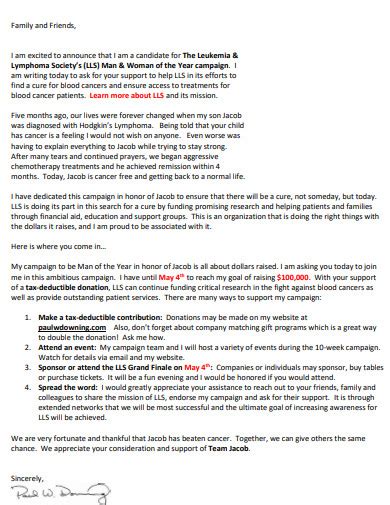 Campaign Letter Example 的图像结果