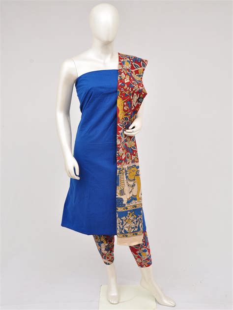 Kalamkari print dress material at whole sale price – DressesForWomen.IN