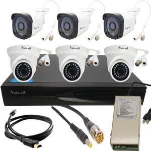 Alphaeye 5 MP 2560*1920 FHD 8 CH DVR/XVR, 5MP Dome/Bullet Kit 3.6 mm ...