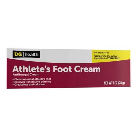 Buy DG Health Athlete's Foot Antifungal Cream, 1 oz from Dollar General ...