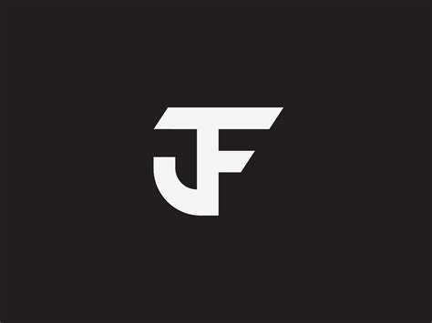 Monogram JF Logo Design Gráfico por Greenlines Studios · Creative Fabrica
