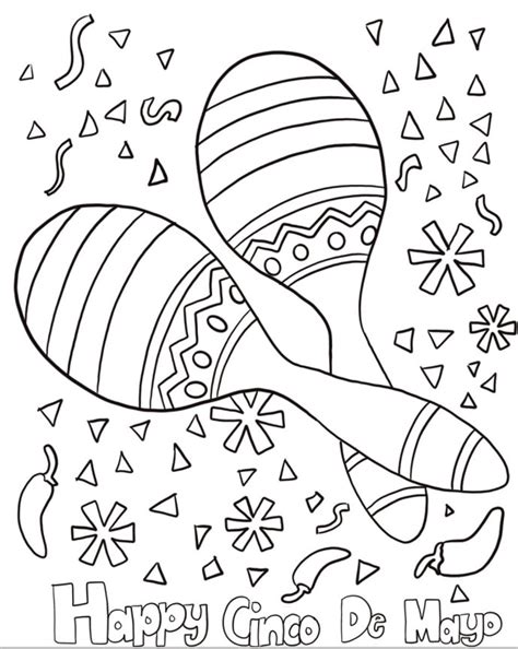 Buy Cinco De Mayo Coloring Pack Online in India - Etsy