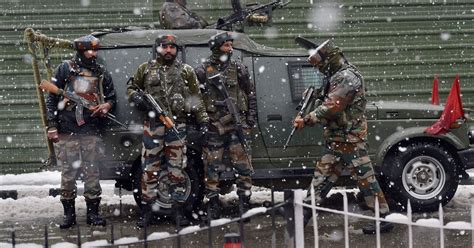 Srinagar encounter in Karan Nagar CRPF camp continues, firing on, and ...