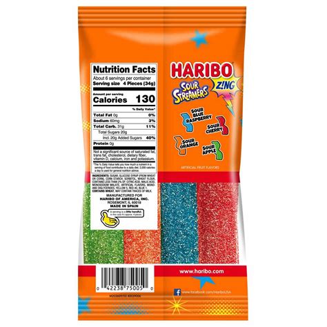 Haribo Sour Streamers Gummi Candy - Share Size - Shop Candy at H-E-B