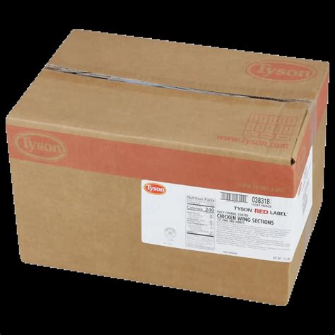 Tyson Red Label® Fully Cooked Coated Oven Roasted Bone-In Chicken Wing ...