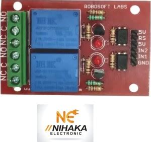 NIHAKA 2 Channel +12V OPTOCOUPLER Protection BASED Relay Board ...