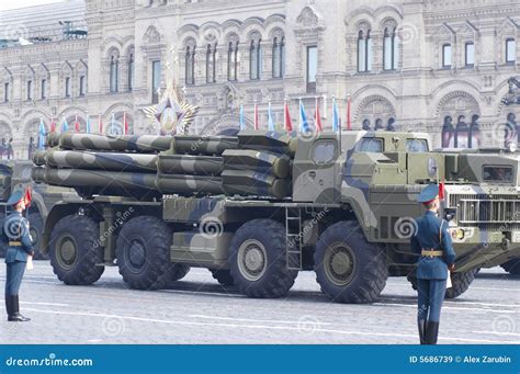 Russian Multiple Rocket Launcher BM-30 Smerch Editorial Stock Image ...
