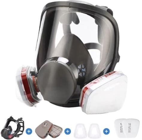 ISTARA Gas Masks Survival Nuclear and Chemical - Reusable Full Face ...