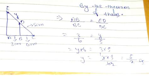 Find the unknown side from the given figure. - Brainly.in