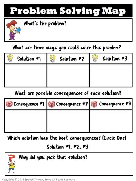 Image result for Problem Solving Scenario Worksheets