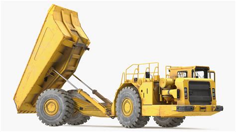 3D Underground Truck With Coal Rigged for Maya model | 3D Molier ...