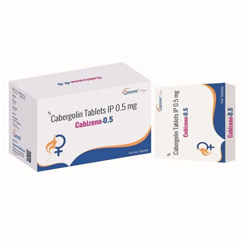 Cabizone 05 - Cabergoline 0.5mg Tablets - Qgensun Healthcare