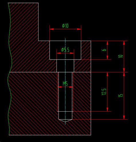 AutoCAD教程之CAD沉孔及孔深符号怎么通过文字输入方式打出来？-蜂特网