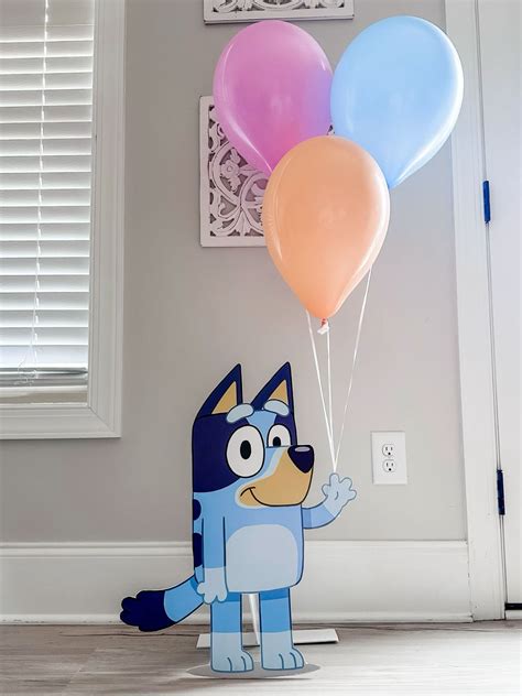 Bluey balloon tower kit bluey birthday bluey balloon bluey and bingo ...