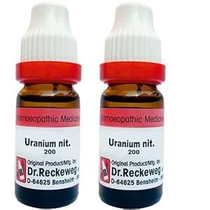 Buy URANIUM NITRICUM 200 11ML Dr. Reckeweg (Pack Of 2) Online at Low ...