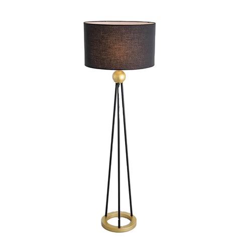 New retro style bedroom floor lamp Nordic minimalist living room study ...