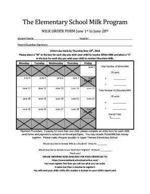Fillable Online Milk Order Form June 1-June 28.docx - Avon Maitland ...