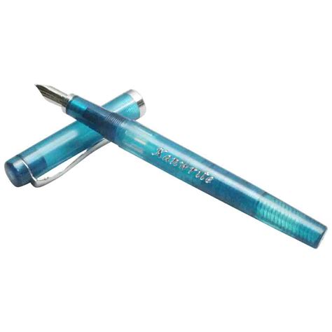 Kanwrite Zypher - Fine Nib Flex - Blue Crystal Body Fountain Pen Model ...