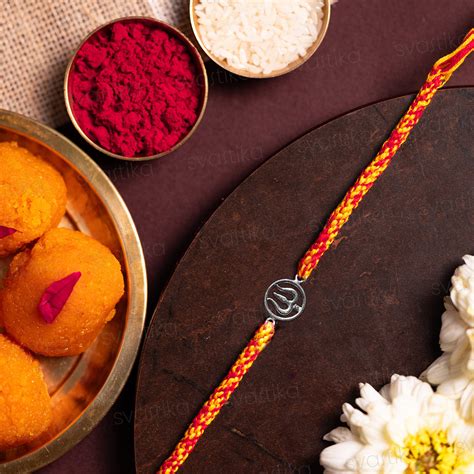 925 Pure Silver Trishul Rakhi Hamper Box | Premium Rakhi and Chocolate