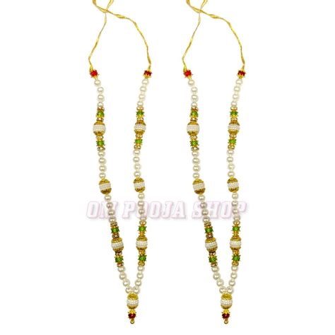 Shwet Moti Mala set of 2 buy online