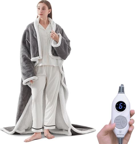 Amazon.com: Westinghouse Electric Snuggle Throw Blankets with Foot ...