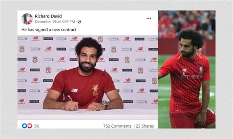 Old Photo Shared As Mohammed Salah Signing New Contract With Liverpool ...