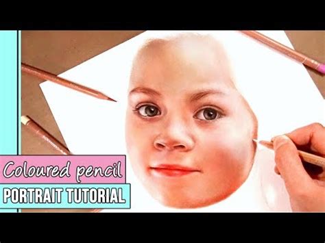 Coloured Pencil Portrait Tutorial: How to Draw a Face in Coloured ...