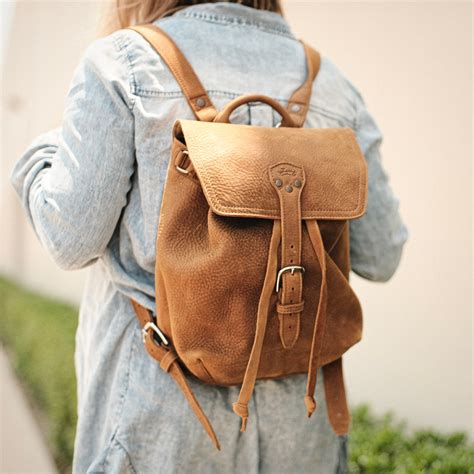 Image result for Leather Drawstring Backpack