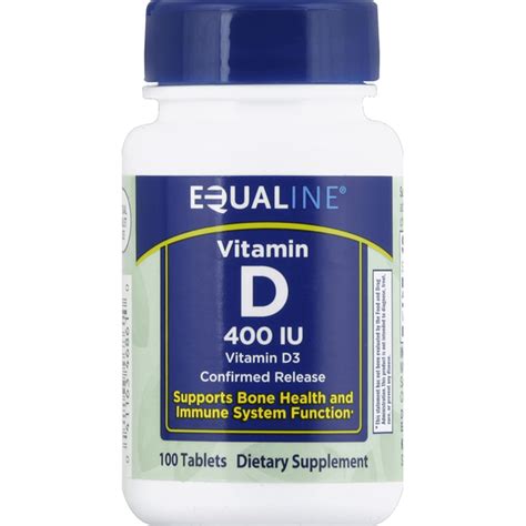 Equaline Vitamin D, 400 IU, Tablets (100 each) Delivery or Pickup Near ...