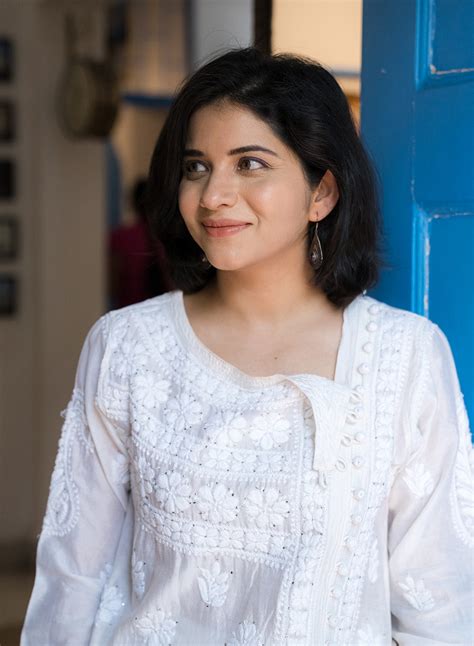 Madno White - Chikankari Golden Mukaish Achkan (Coming Back In Stock B ...