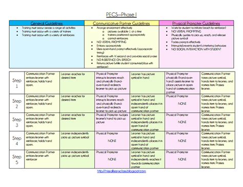 PECS Phase 1-Guidelines and Steps Cheatsheet.pdf - Google Drive | Pecs ...