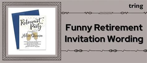 90+ Hilarious Retirement Party Invitation Wording for a Memorable ...